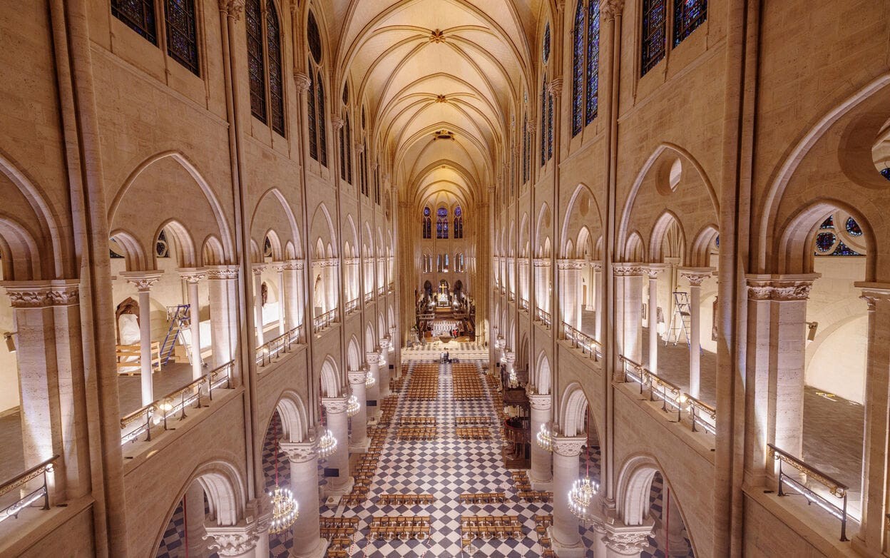 Renovasi Katedral Notre-Dame Paris Habiskan Biaya Rp11,7 triliun. (Foto: MNC Media)