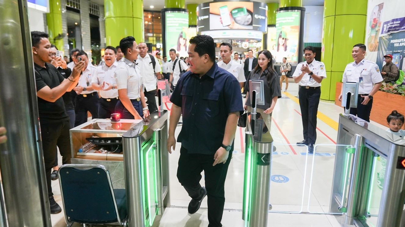 Begini Reaksi Erick Thohir saat Jajal KA Langsung Jakarta-Semarang. (Foto Istimewa)