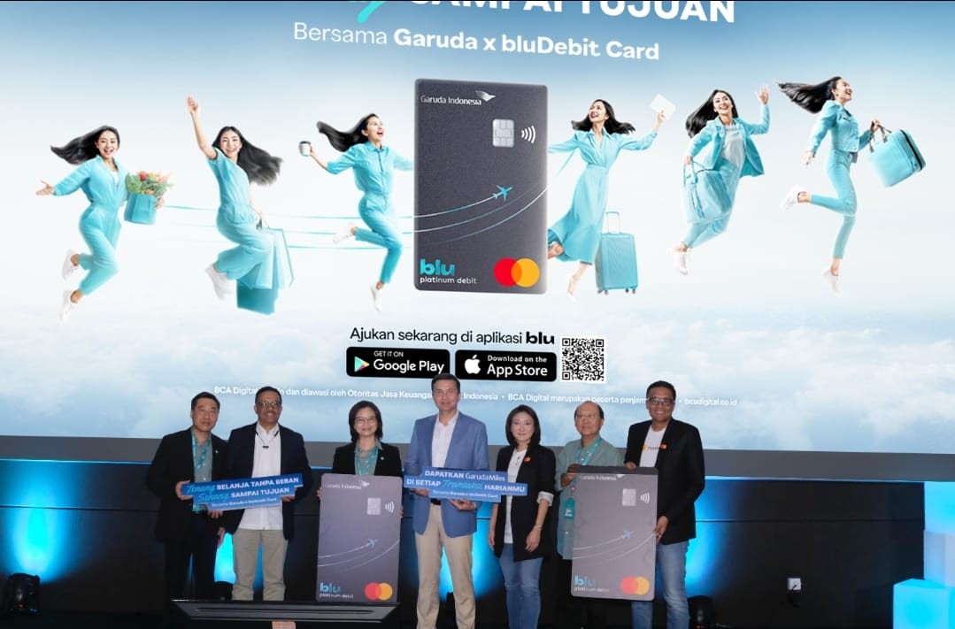 Garuda Indonesia dan BCA Digital Luncurkan Kartu Debit Mastercard Pertama di Indonesia. (Foto: Doc.BCA Digital)