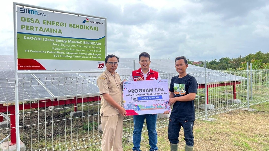 Pertamina Hadirkan Energi Bersih PLTS untuk Dukung Budi Daya Mangga Berketahanan Iklim. (Foto Istimewa)