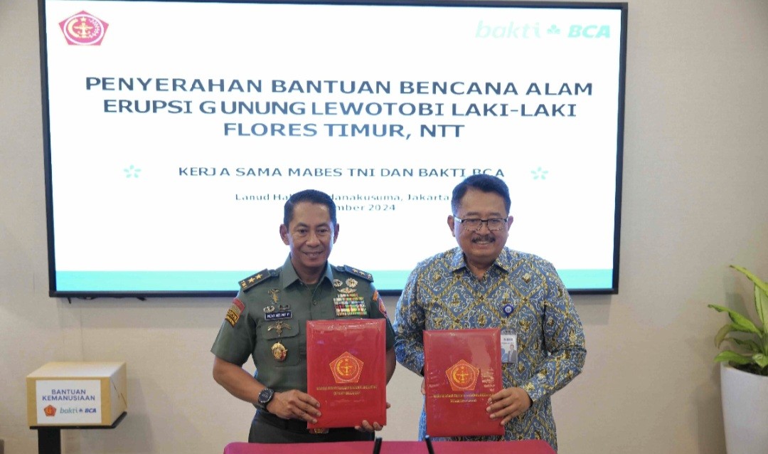 BCA (BBCA) Salurkan Bantuan untuk Erupsi Gunung Lewotobi Laki-Laki (FOTO:Dok BCA)