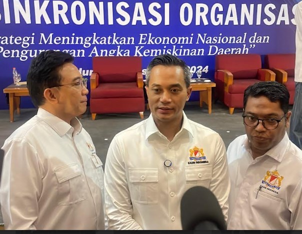 Anindya Bakrie Sebut Program Swasembada Pangan Jadi Peluang Bagi Pengusaha di Jabar. (Foto: Agi Ilman/MNC Media)