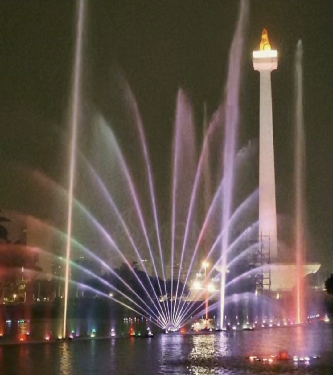Monas Bakal Suguhkan Air Mancur Menari hingga Panggung Hiburan saat Malam Tahun Baru (FOTO:Dok Ist)