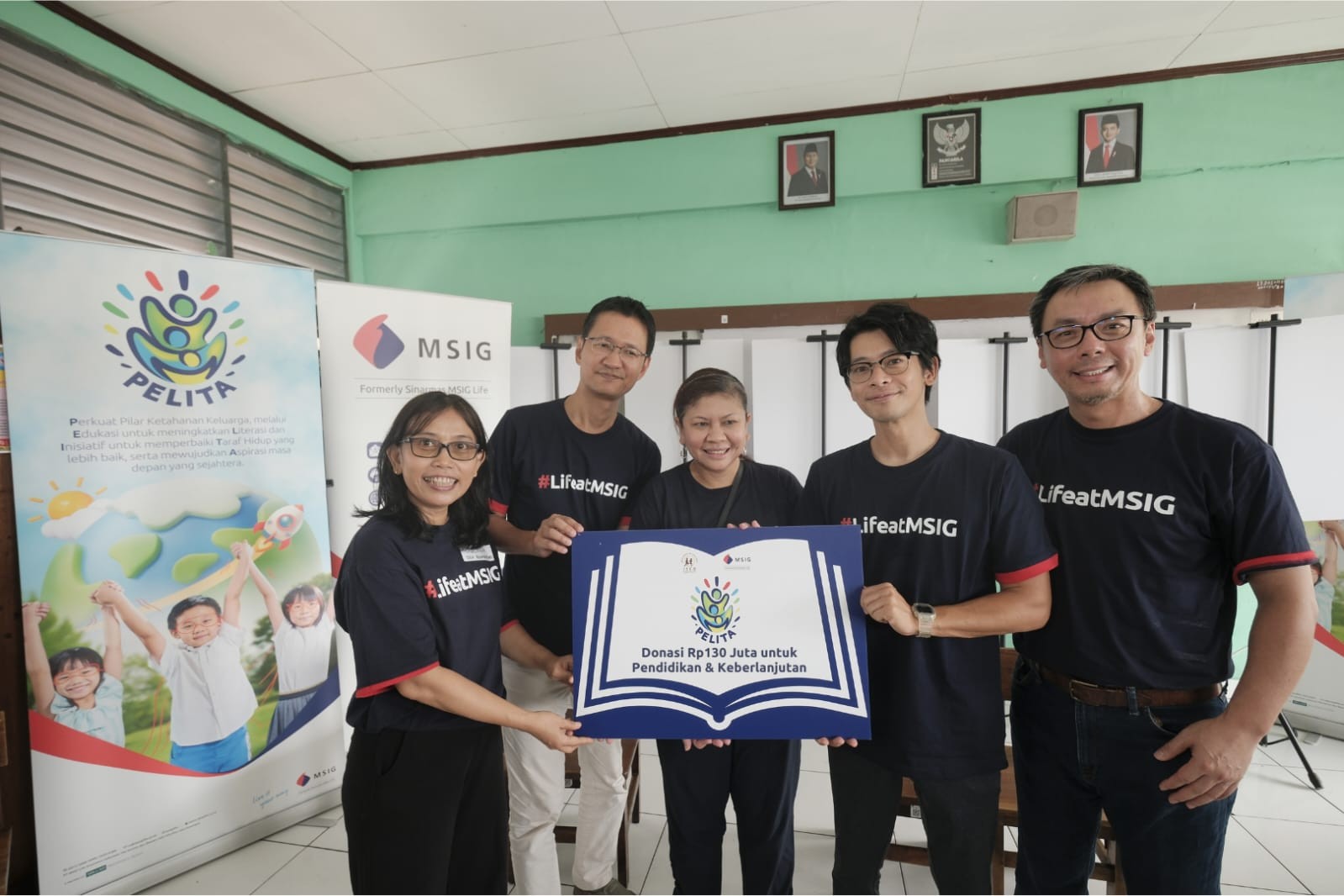 MSIG Life (LIFE) Kolaborasi dengan ISCO Foundation Salurkan Pembiayaan Pendidikan Rp130 Juta (FOTO:Dok Ist)