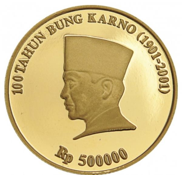 Uang Koin Rp500 Ribu Indonesia