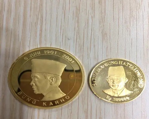 Intip Penampakan Uang Koin Rp500 Ribu Indonesia, Cek Harganya. (Foto: MNC Media) 