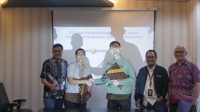 MNC Kabel Mediakom Gandeng Data Utama Dinamika Hadirkan Layanan Hiburan Digital Vision+ TV  (Foto: MNC Media)