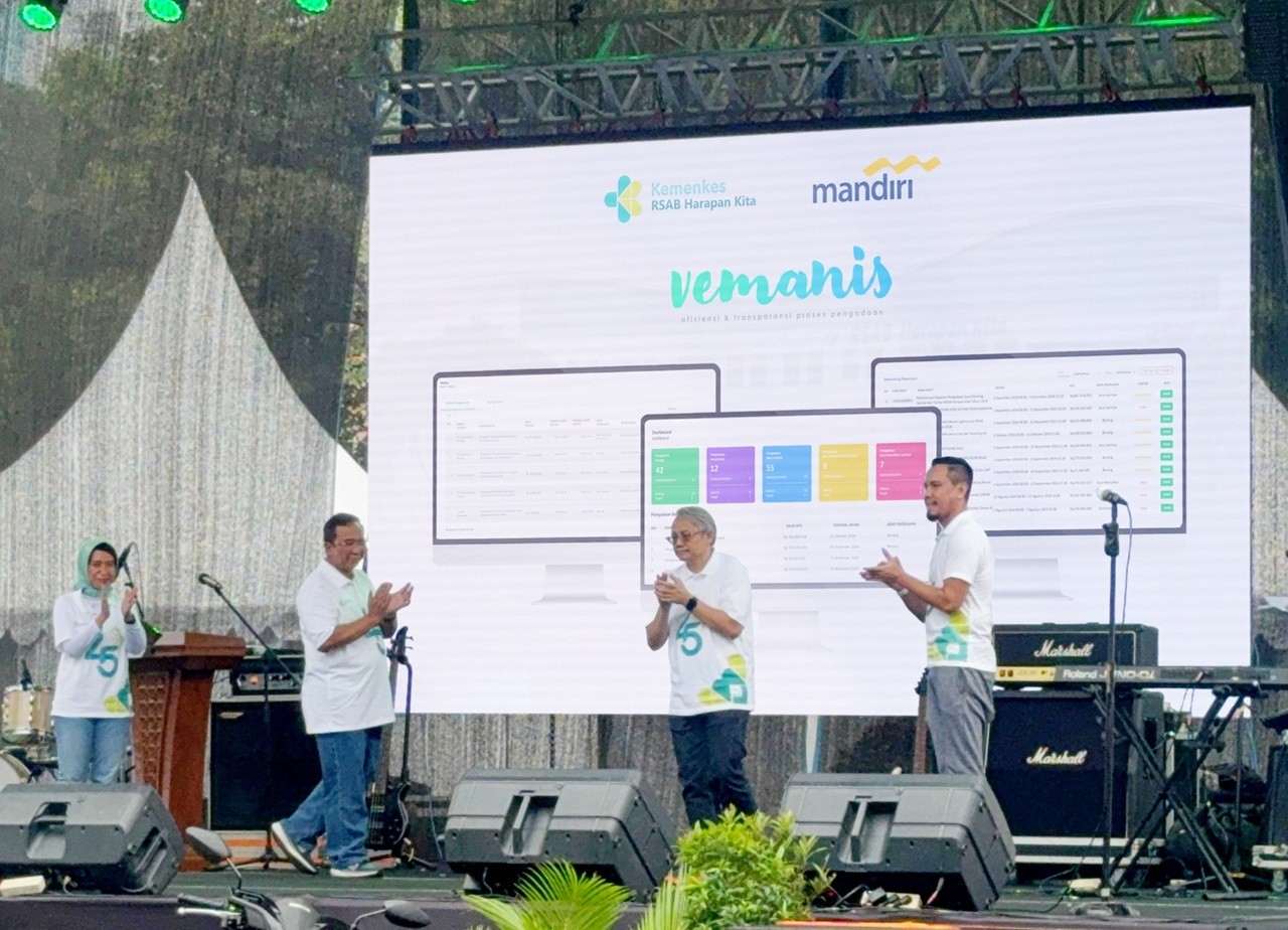 Bank Mandiri (BMRI) Perkuat Digitalisasi Sektor Kesehatan Bersama RSAB Harapan Kita. (Foto Istimewa)