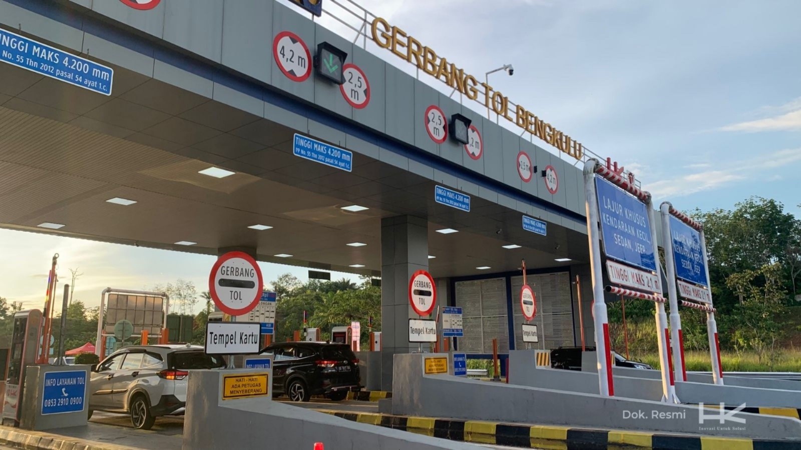 Tarif Tol Bengkulu-Taba Penanjung Segera Naik, Cek Besarannya (foto dok ist)