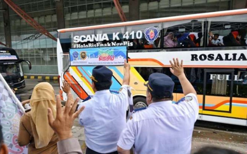 Kemenhub mengalokasikan anggaran Rp17 miliar untuk program mudik gratis Angkutan Lebaran 2025. (Foto: MNC Media)