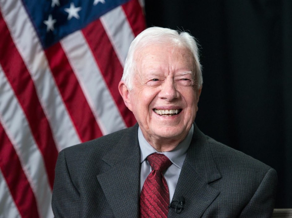 Mantan Presiden Amerika Serikat (AS) Jimmy Carter meninggal dunia pada Minggu (29/12/2024) waktu setempat. (foto: Carter Center)