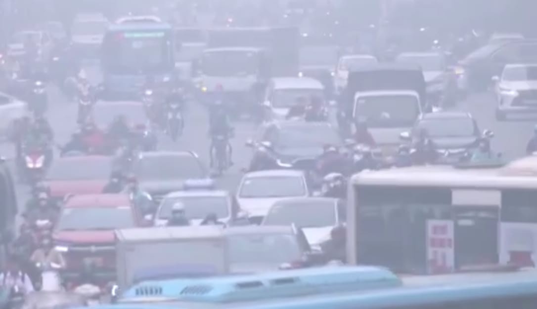 Ibu Kota Vietnam Catat Polusi Udara Terburuk di Dunia. (Foto: MNC Media)