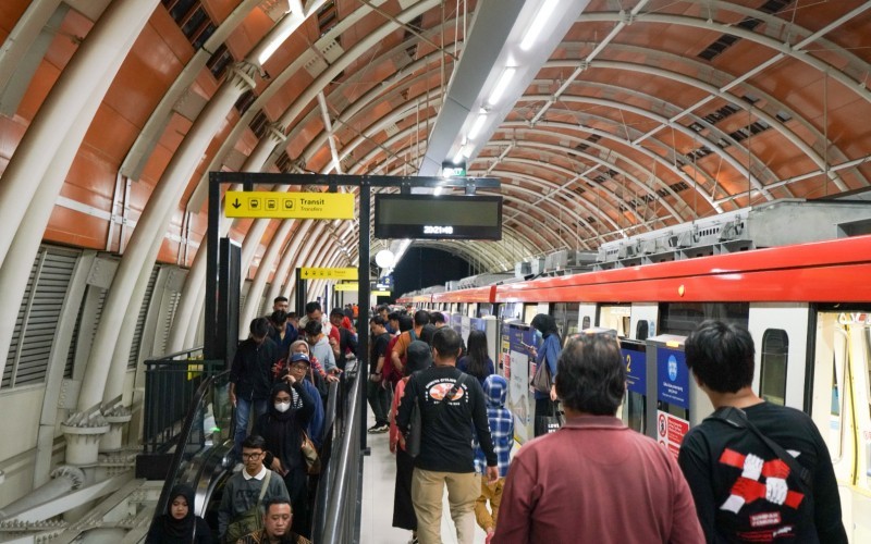 LRT Jabodebek mengalami gangguan pada hari ini, Senin (6/1/2025).