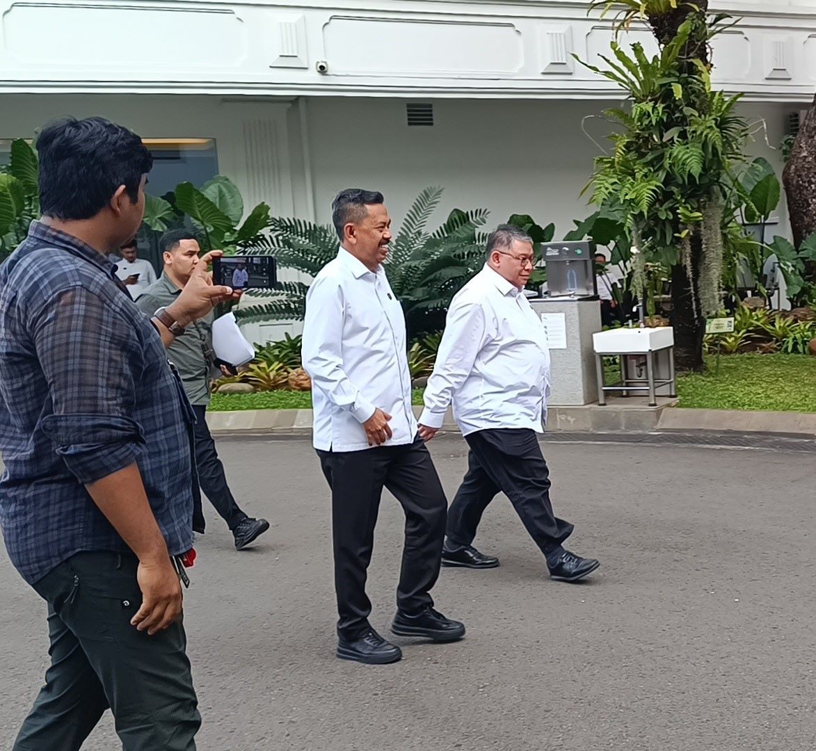 Jampidum dan Jamdatun Temui Prabowo di Istana, Ada Apa? (Foto: Raka/MNC Media)