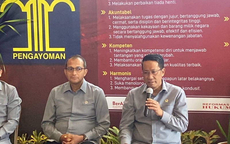 Kemenkum mencanangkan komitmen bersama zona wilayah bebas korupsi dan integritas.