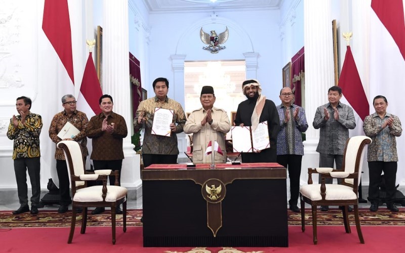 Indonesia dan Qatar meneken kerja sama pembangunan satu juta rumah susun (rusun) di perkotaan. (Foto: Dok. Kementerian PKP)