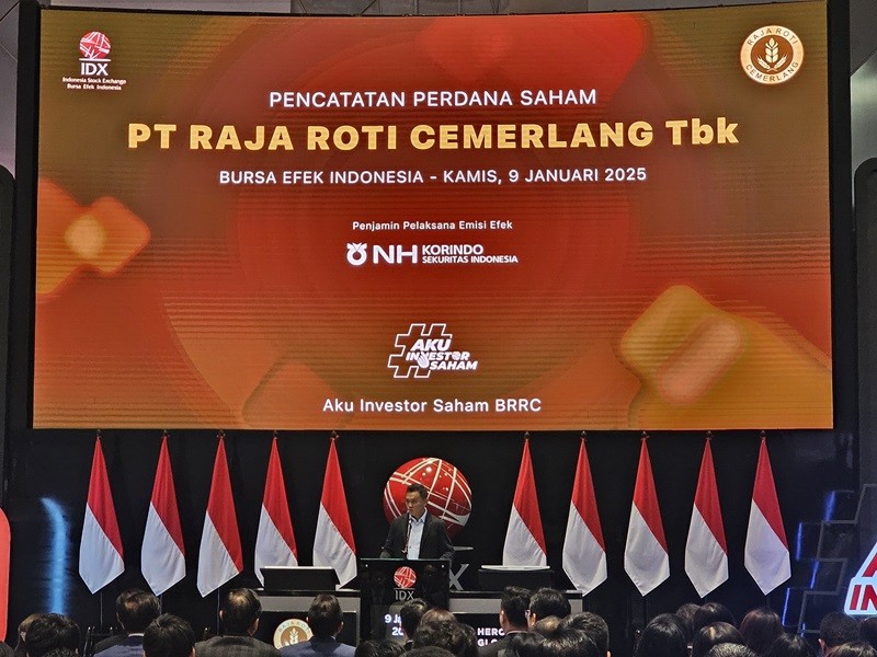 Hari Pertama Melantai di BEI, Saham Raja Roti (BRRC) Ngebut 24 Persen (foto cahya)