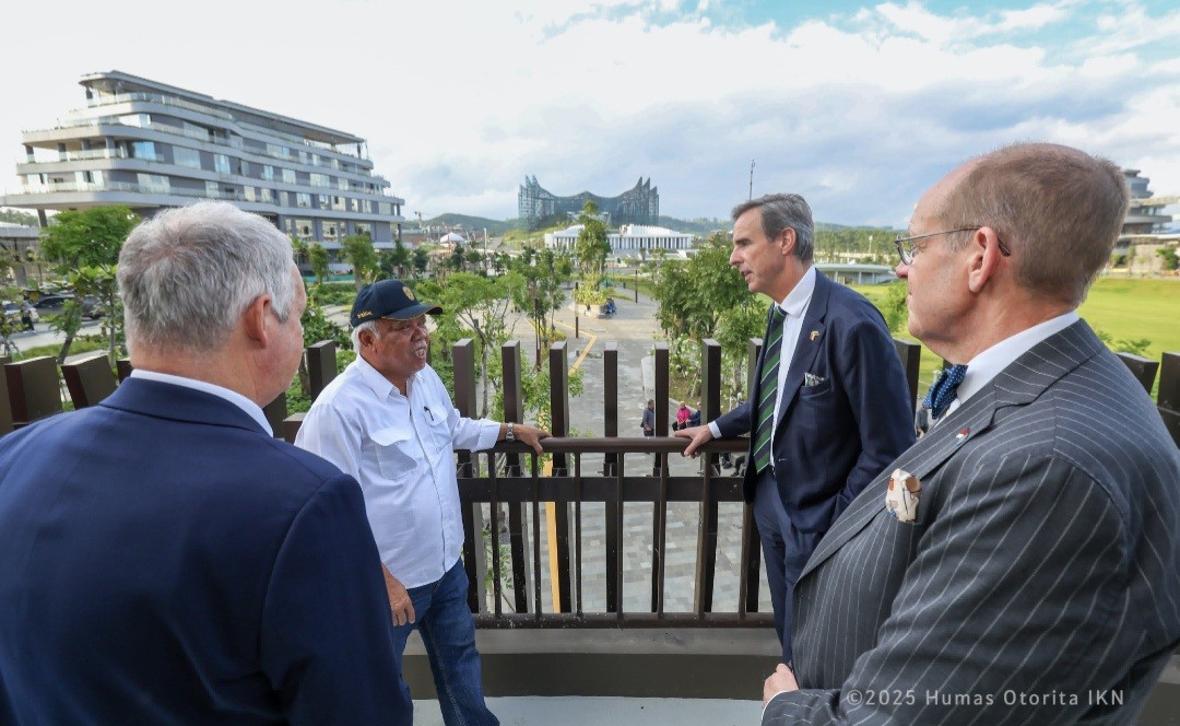 Terima Kunjungan Delegasi Swedia, Pak Bas Pastikan Pembangunan IKN Berlanjut (FOTO:Dok Ist)