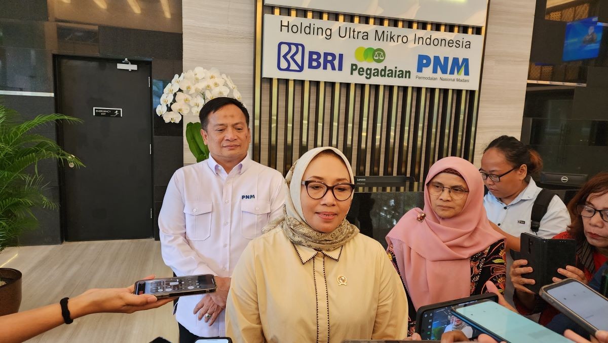 PT Permodalan Nasional Madani (PNM) menerima kunjungan Menteri Pemberdayaan Perempuan dan Perlindungan Anak (PPPA) Arifah Fauzi. (foto: MNC Media)