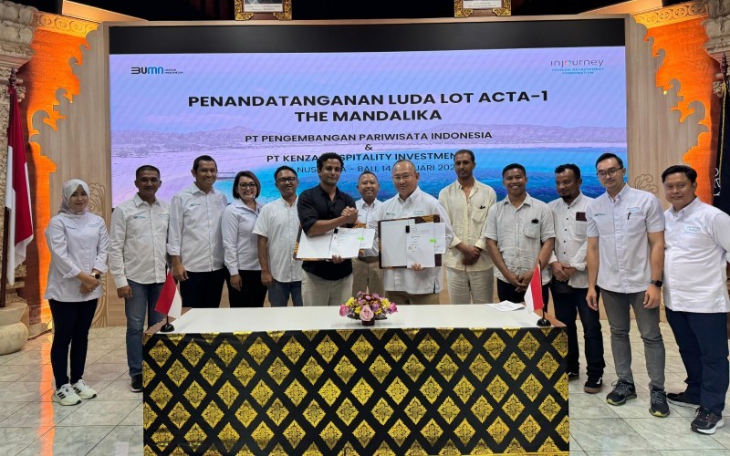 PT Kenza Hospitality Investment akan membangun beach club mewah di The Mandalika. (Foto: Dok. ITDC)