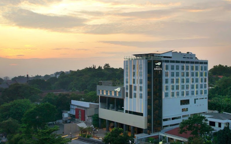 Hotel di Semarang yang dibangun dengan uang judi online masih beroperasi. (Foto: Hotel Aruss)