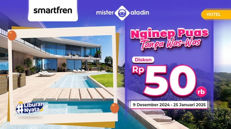Ayo Tukar Poin Smartfren di Mister Aladin, Nikmati Keuntungannya