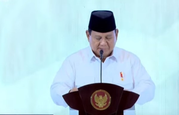 Presiden Prabowo Subianto optimistis dengan target ekonomi Indonesia tumbuh cmencapai 8 persen.