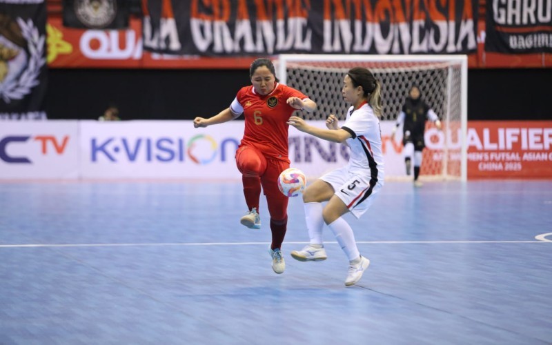 Timnas Futsal Putri Indonesia sukses mengalahkan Timnas Hong Kong dalam laga matchday ketiga Kualifikasi Piala Asia Futsal Wanita 2025.