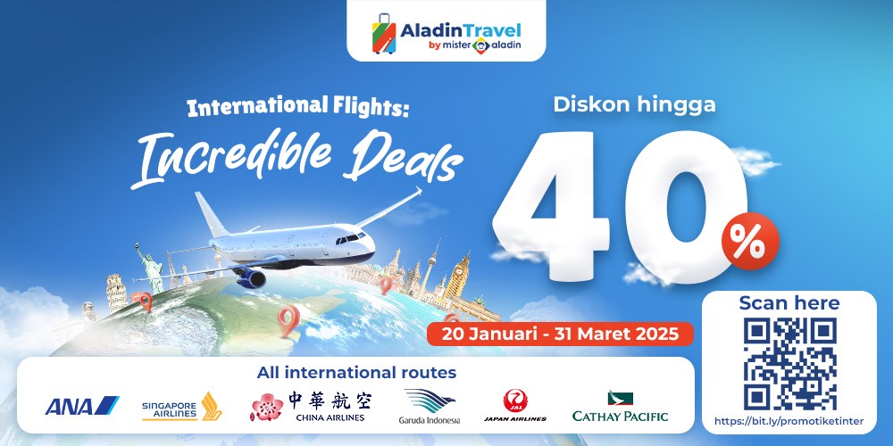 Siapa yang tidak ingin menikmati serunya menjelajahi destinasi internasional impian? Kini, impian tersebut semakin mudah diwujudkan. 