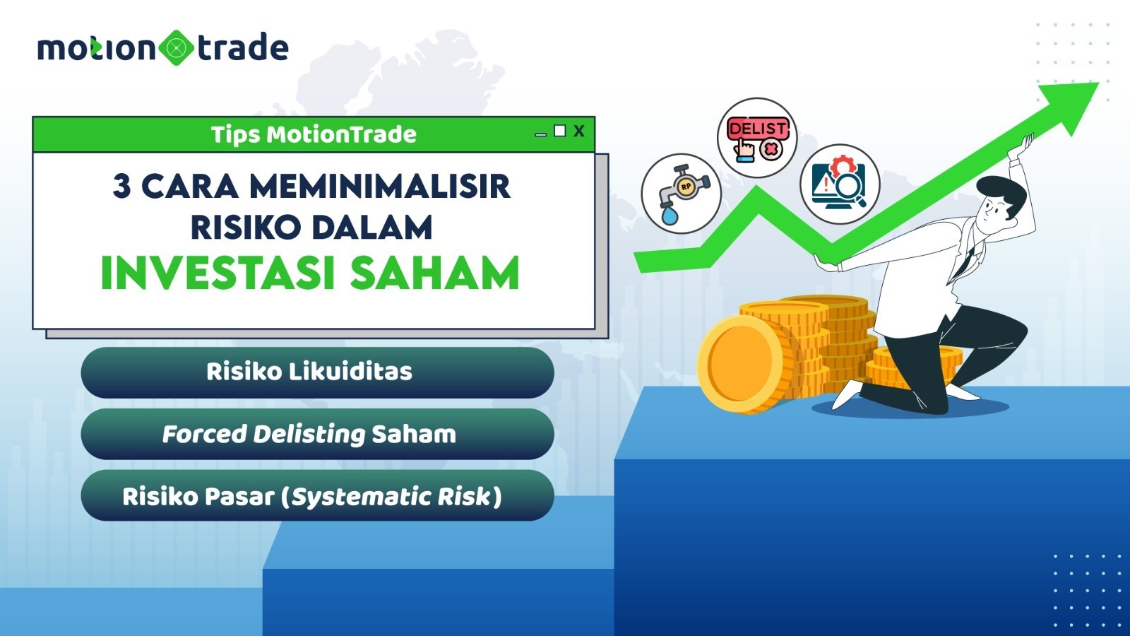 Simak Tiga Cara Meminimalisasi Risiko saat Investasi Saham. (Foto MNC Media)