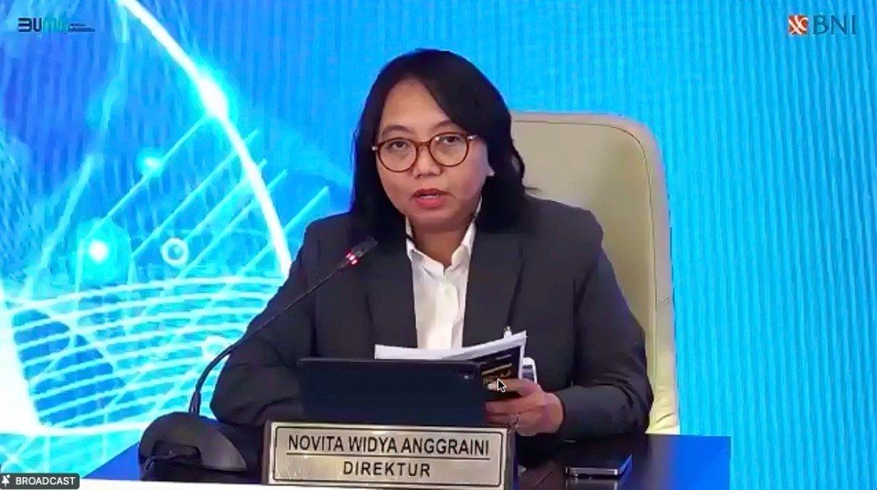 Kredit BNI (BBNI) Melonjak 11,6 Persen di 2024, Nilainya Rp775,87 Triliun. (Foto Tangkapan Layar)