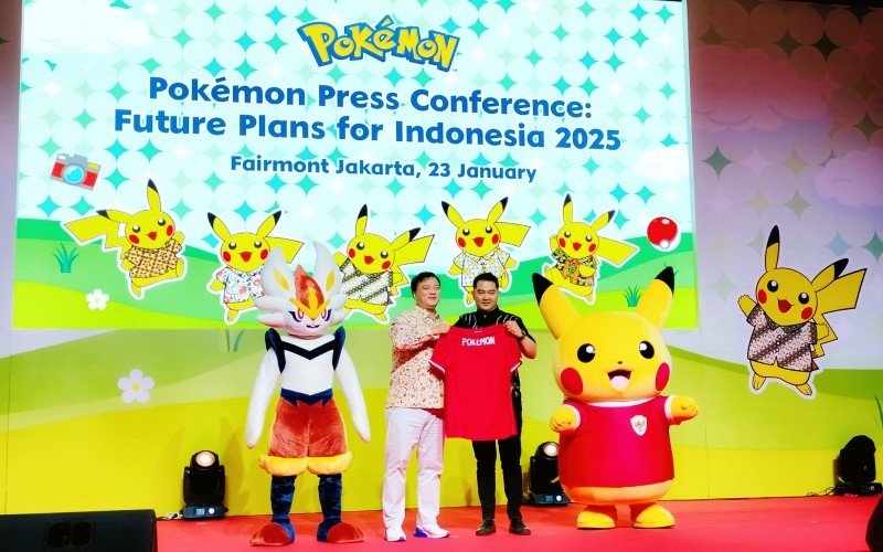 The Pokémon Company menggandeng PSSI dan Garuda Indonesia dalam proyek berskala besar di Indonesia. (Foto: Shifa Nurhaliza Putri/ IDX Channel)