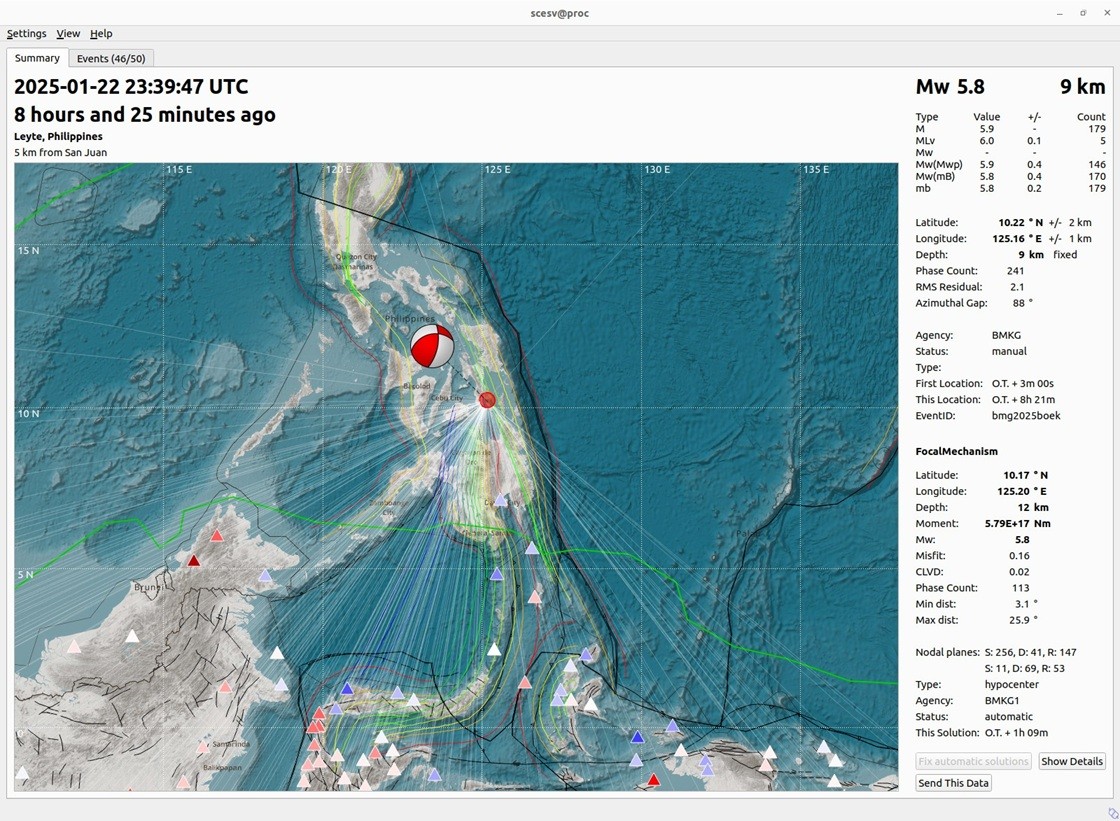 Gempa M 5,8 Guncang Pulau Panaon Filipina, Simak Penjelasan BMKG. (Foto Istimewa)