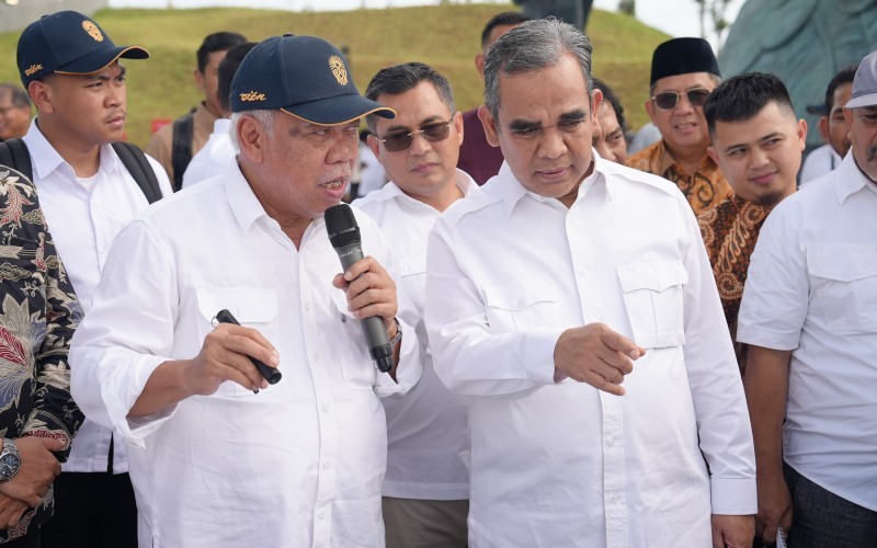 Ketua MPR RI Ahmad Muzani optimistis target Presiden Prabowo Subianto bisa berkantor di IKN, Kaltim.
