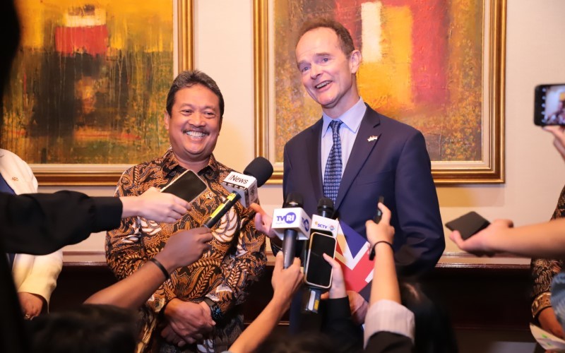 KKP meluncurkan program Blue Planet Fund Country Plan bersama Inggris untuk meningkatkan kualitas pengelolaan kawasan konservasi laut. (Foto: Dok. KKP)
