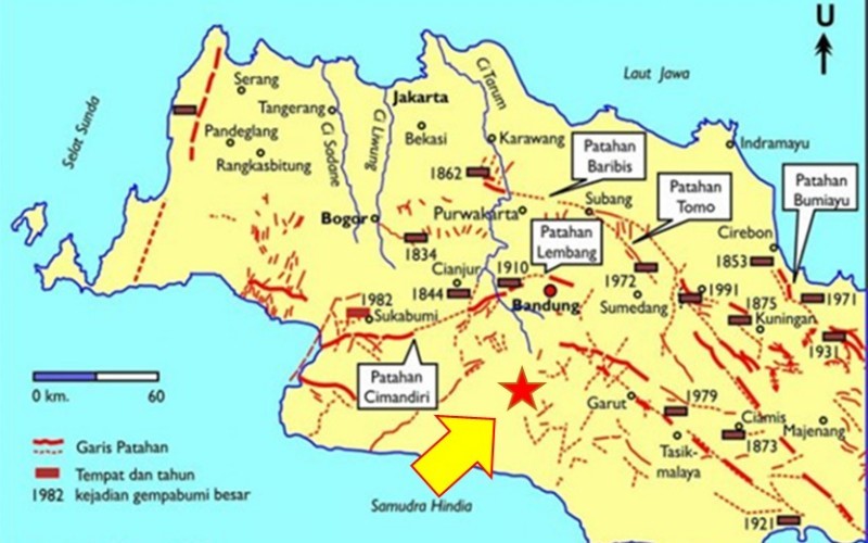 BMKG) melaporkan empat kali gempa telah mengguncang Patuha-Ciwidey, Jawa Barat, pagi ini Selasa (28/1/2025).
