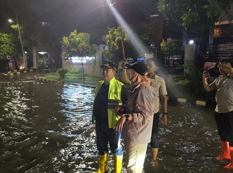 Banjir Kepung Jakarta, Pj Gubernur Teguh Perintahkan Segera Sedot Air (foto instagram @teguhsetyabudi.official)