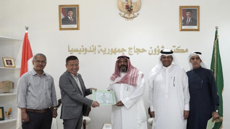 KUH bertemu Saudia Airline, Bahas Layanan Kesehatan dan Jamaah Disabilitas di Pesawat (FOTO:Dok Kemenag)