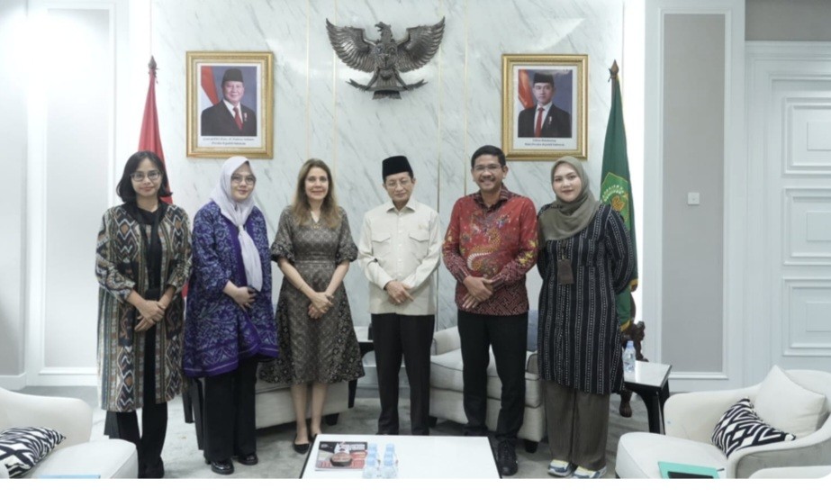 Terima Kunjungan PBB, Menag Bahas Pengelolaan Aset Islam (FOTO:Dok Kemenag)