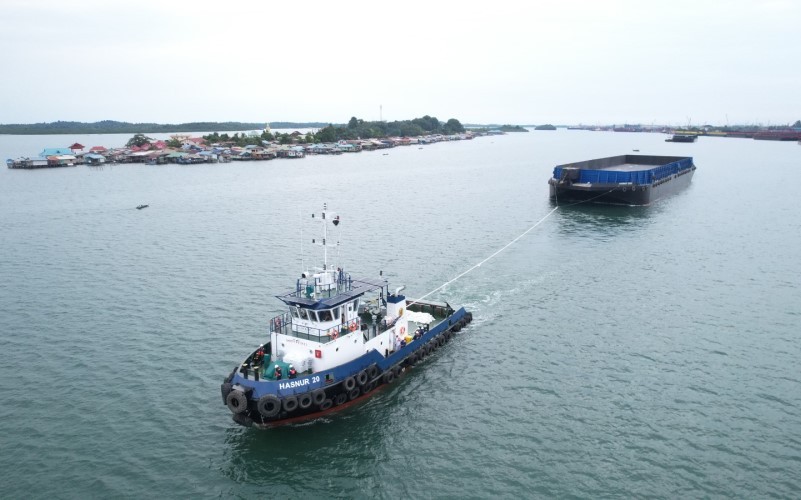 PT Hasnur Internasional Shipping Tbk (HAIS) mengumumkan laba bersih Rp121,3 miliar pada 2024. (Foto: Dok. HAIS)