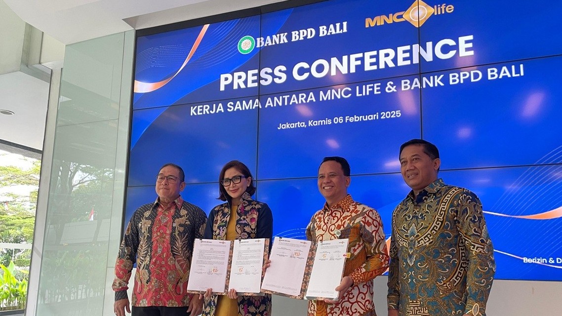 MNC Life Sediakan Program Asuransi Jiwa Kredit bagi Nasabah Bank BPD Bali. (Foto Tangguh/MPI)