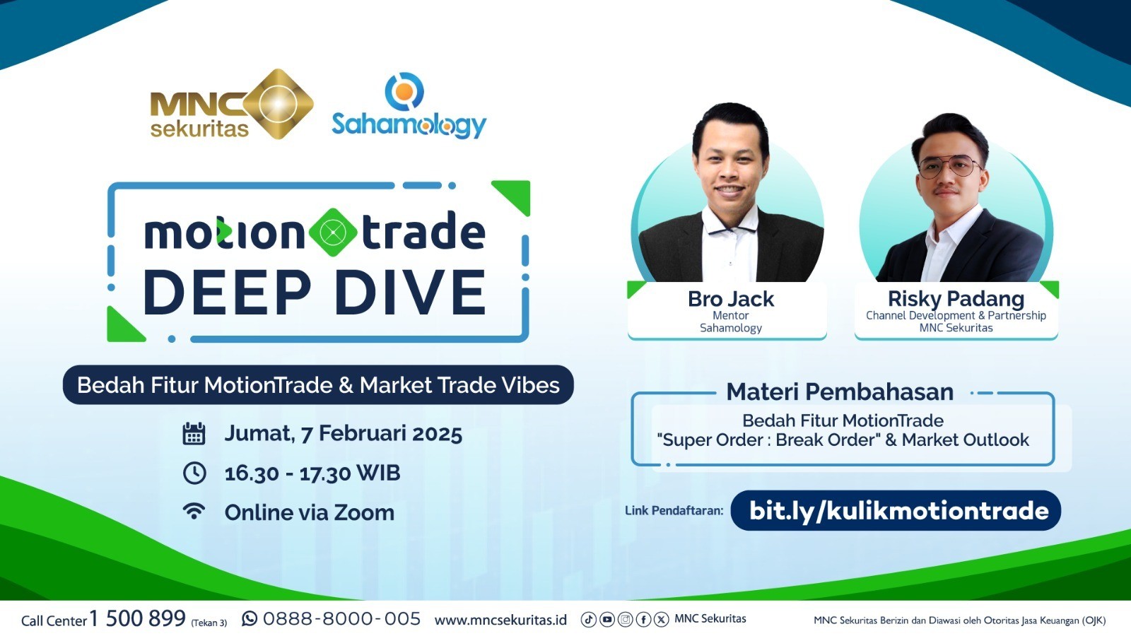 Mengulik Aplikasi MotionTrade di Webinar MNC Sekuritas-Sahamology Sore Ini (foto mnc media)
