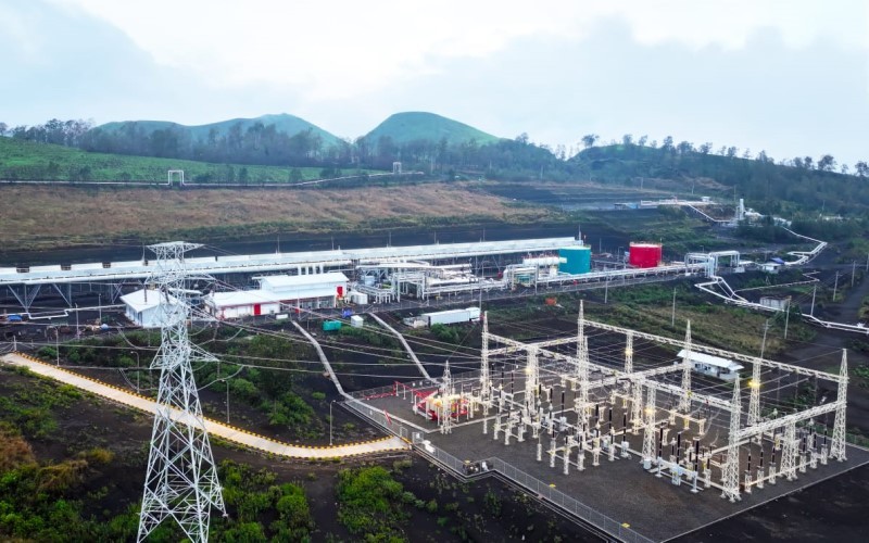 MEDC lewat PT Medco Cahaya Geothermal (MCG) resmi mengoperasikan pembangkit listrik tenaga panas bumi (PLTP) atau geothermal Ijen. (Foto: Dok. MedcoEnergi)