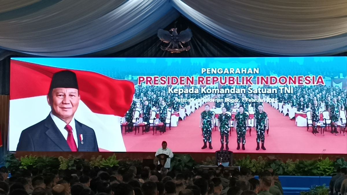 Prabowo Ungkap Alasan Kumpulkan Komandan Satuan TNI di Istana Bogor. (Foto: MNC Media)