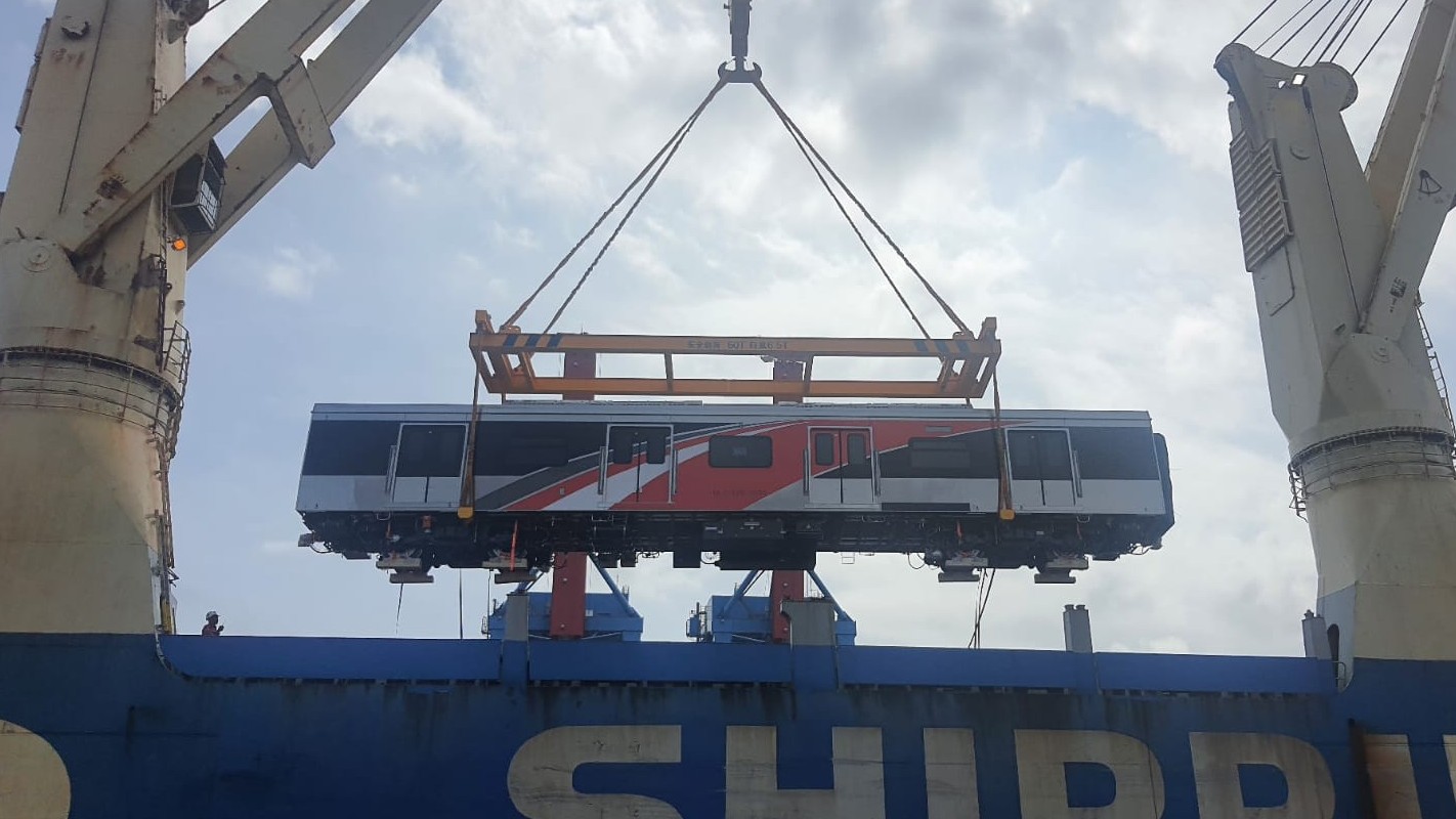 Uji Coba Rangkaian KRL Baru dari China Dimulai Hari Ini. (Foto MNC Media)
