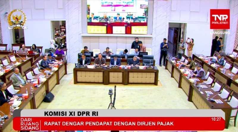 Komisi XI DPR dan Dirjen Pajak Gelar Rapat Tertutup Bahas Coretax (foto ist)