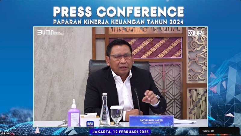 Wadirut BRI Ungkap Alasan Buyback Saham BBRI Senilai Rp3 Triliun (foto anggie)
