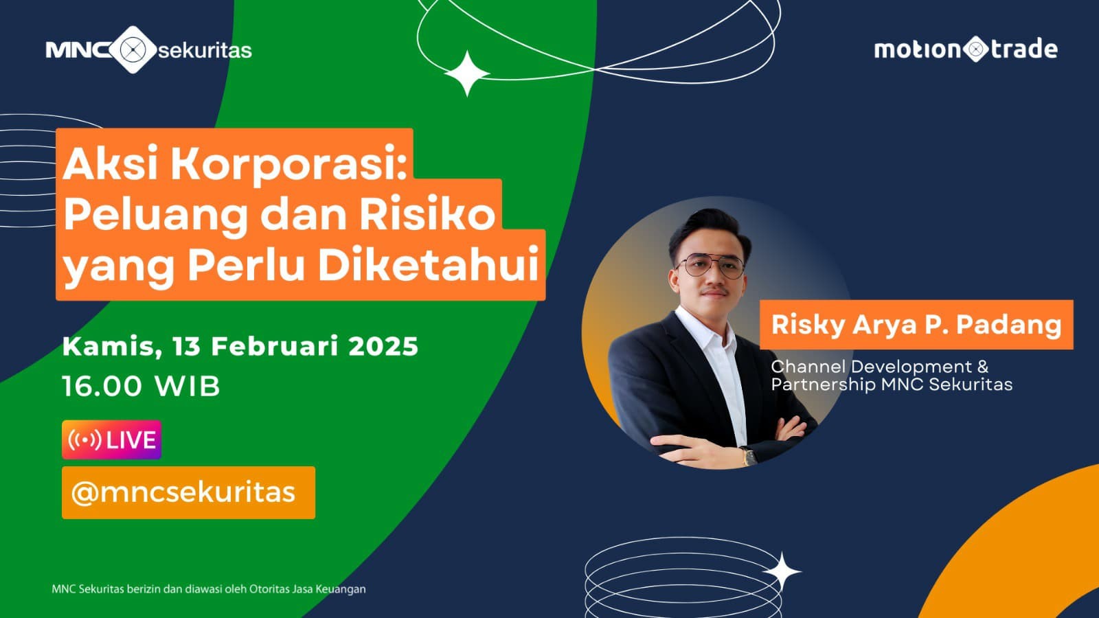 MNC Sekuritas aktif dan konsisten dalam menggelar kegiatan edukasi pasar modal untuk menciptakan investor yang berkualitas di Indonesia. (foto: MNC Media)