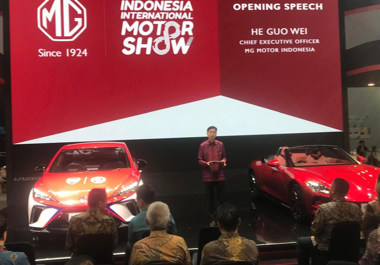 MG Pamer Kolaborasi dengan Klub Arsenal hingga Mobil Listrik di IIMS 2025. (Foto:MNC Media)