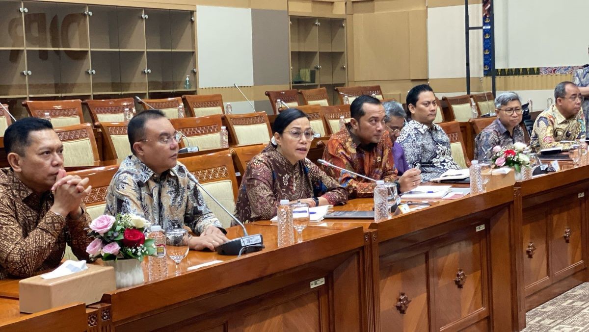 Sri Mulyani Tegaskan Beasiswa KIP hingga LPDP Tak Berkurang Meski Ada Efisiensi Anggaran. (Foto: Anggi/MNC Media)